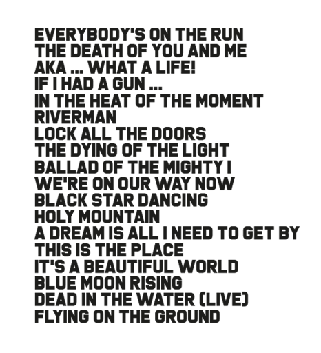 Back The Way We Came Tracklist